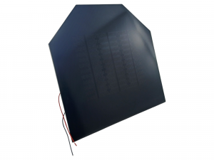 Panneau solaire en forme de maison